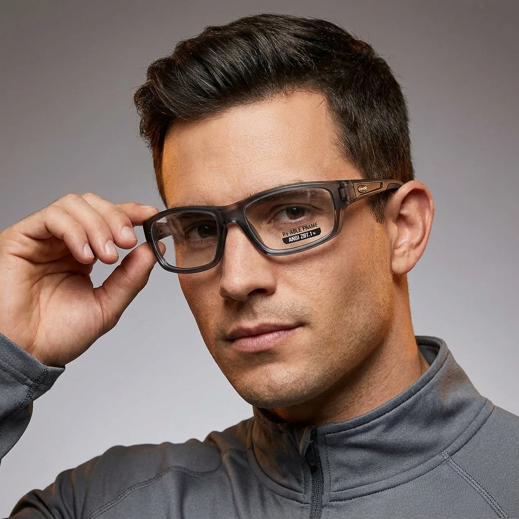 Спортивная оправа под диоптрии Global Vision RX-T Gloss Black (rx-able) (clear) прозрачные в черной полупрозрачной оправе