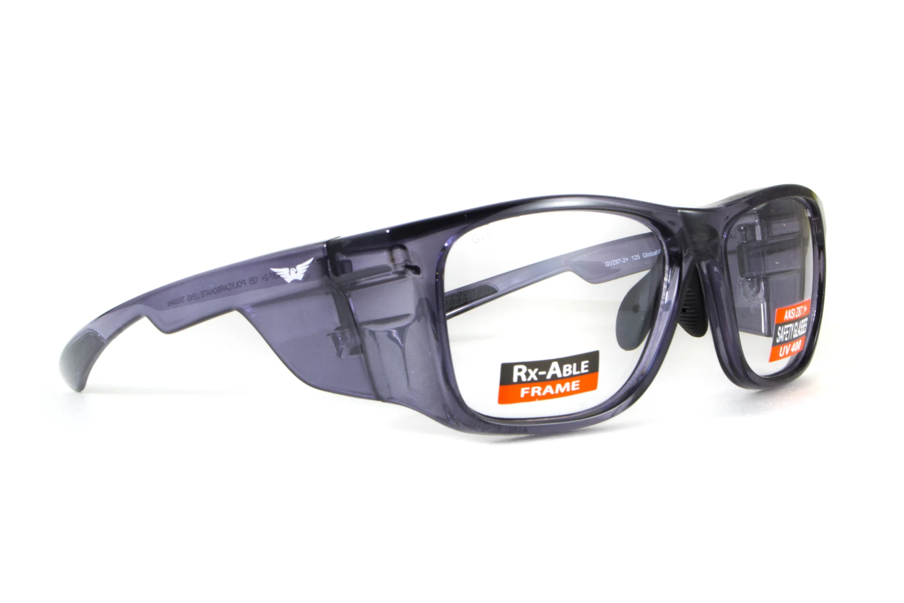 Спортивная оправа под диоптрии Global Vision RX-T Gloss Black (rx-able) (clear) прозрачные в черной полупрозрачной оправе