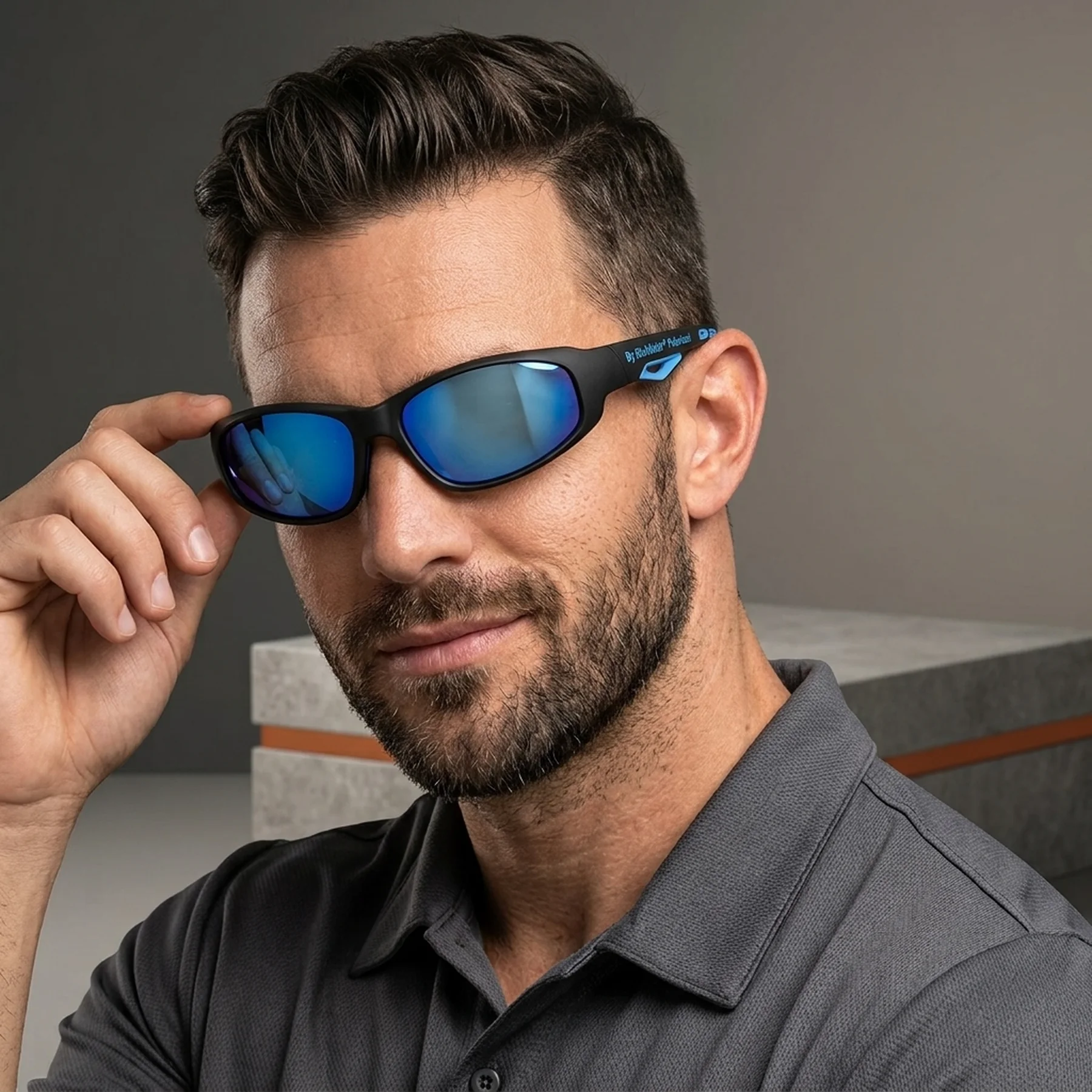 Очки поляризационные BluWater Buoyant-2 Polarized (G-Tech™ blue) синие зеркальные