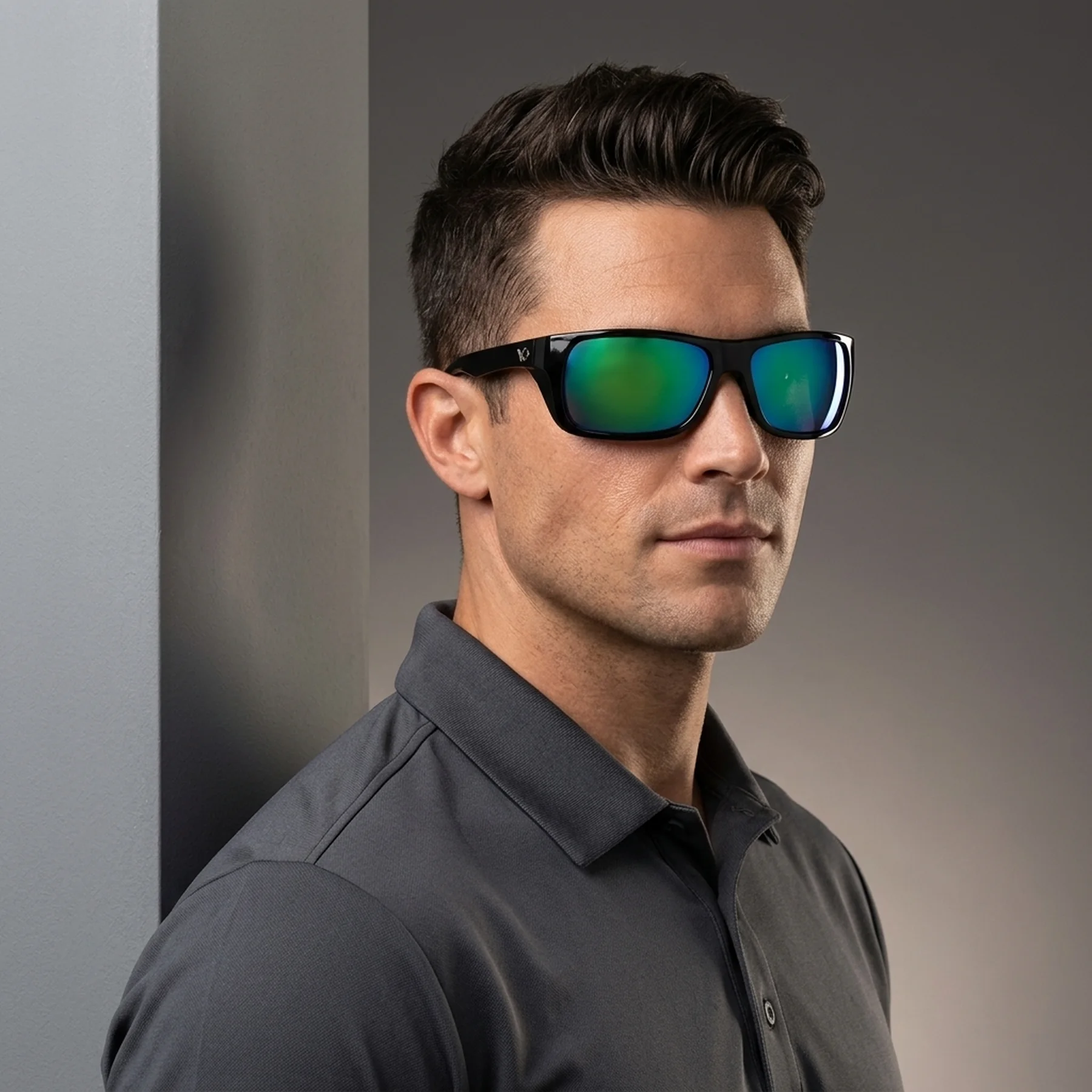 Очки поляризационные защитные Venture Gear Vallejo Polarized (green mirror), зеркальные сине-зеленые