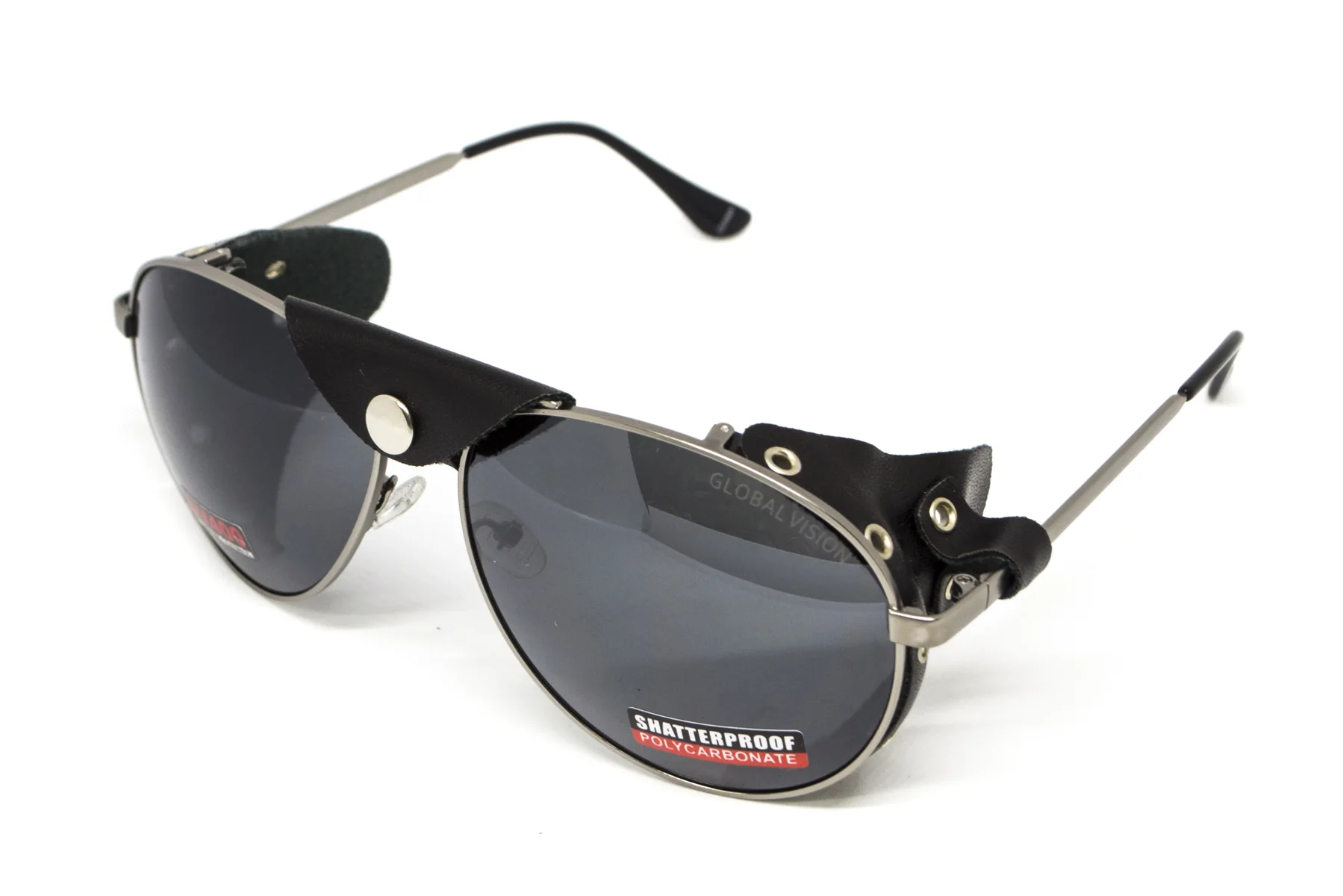 Очки защитные Global Vision Aviator-3  (gray), серые съёмным уплотнителем из синтетитечской "кожи"