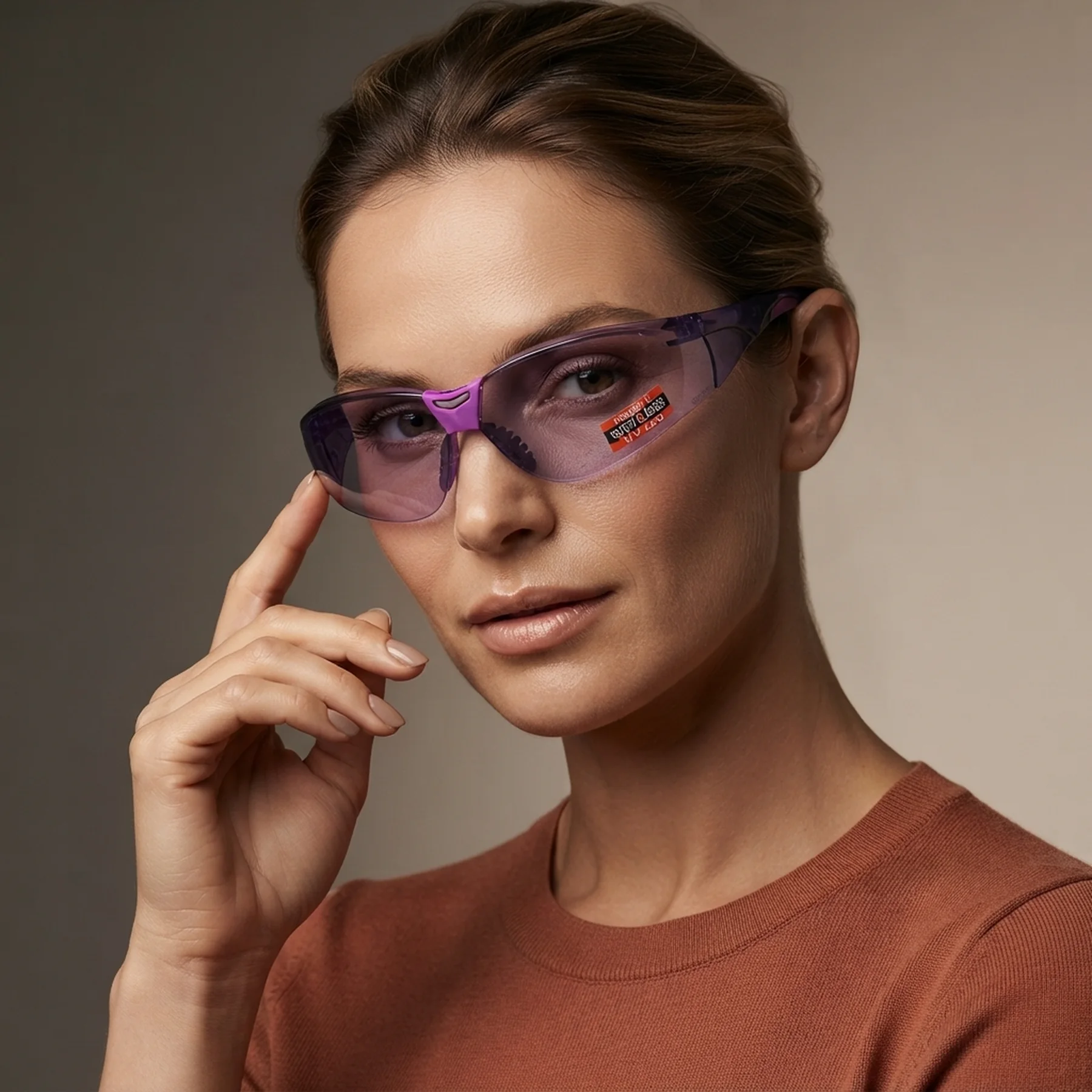 Очки защитные открытые Global Vision Cruisin (purple), фиолетовые