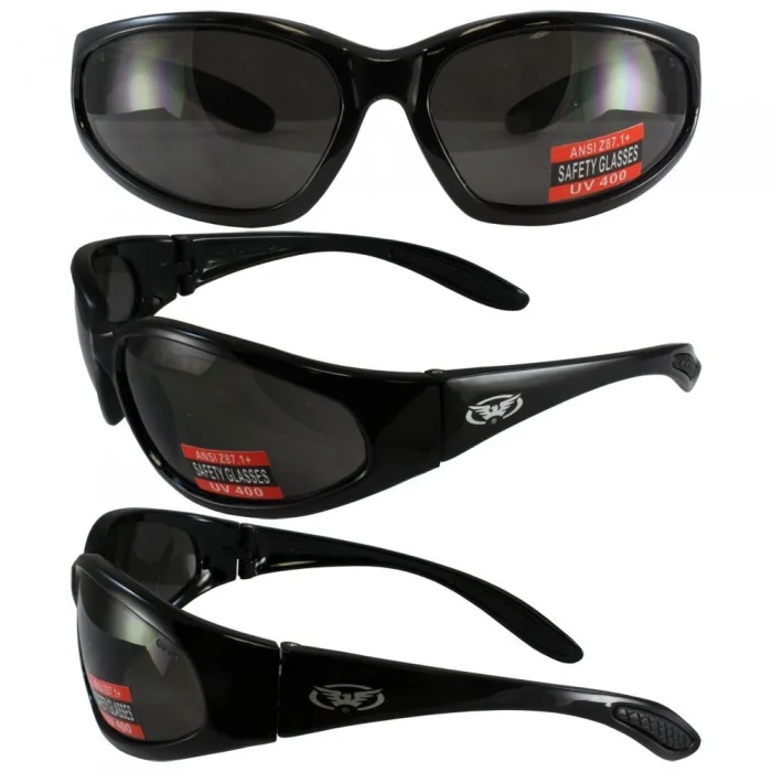 Очки защитные открытые Global Vision Hercules-1 (gray) серые
