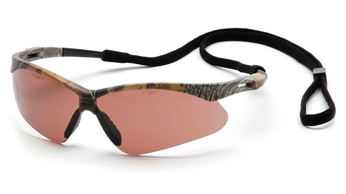 Очки защитные Pyramex Pmxtreme Camo (bronze) Anti-Fog, коричневые в камуфляжной оправе