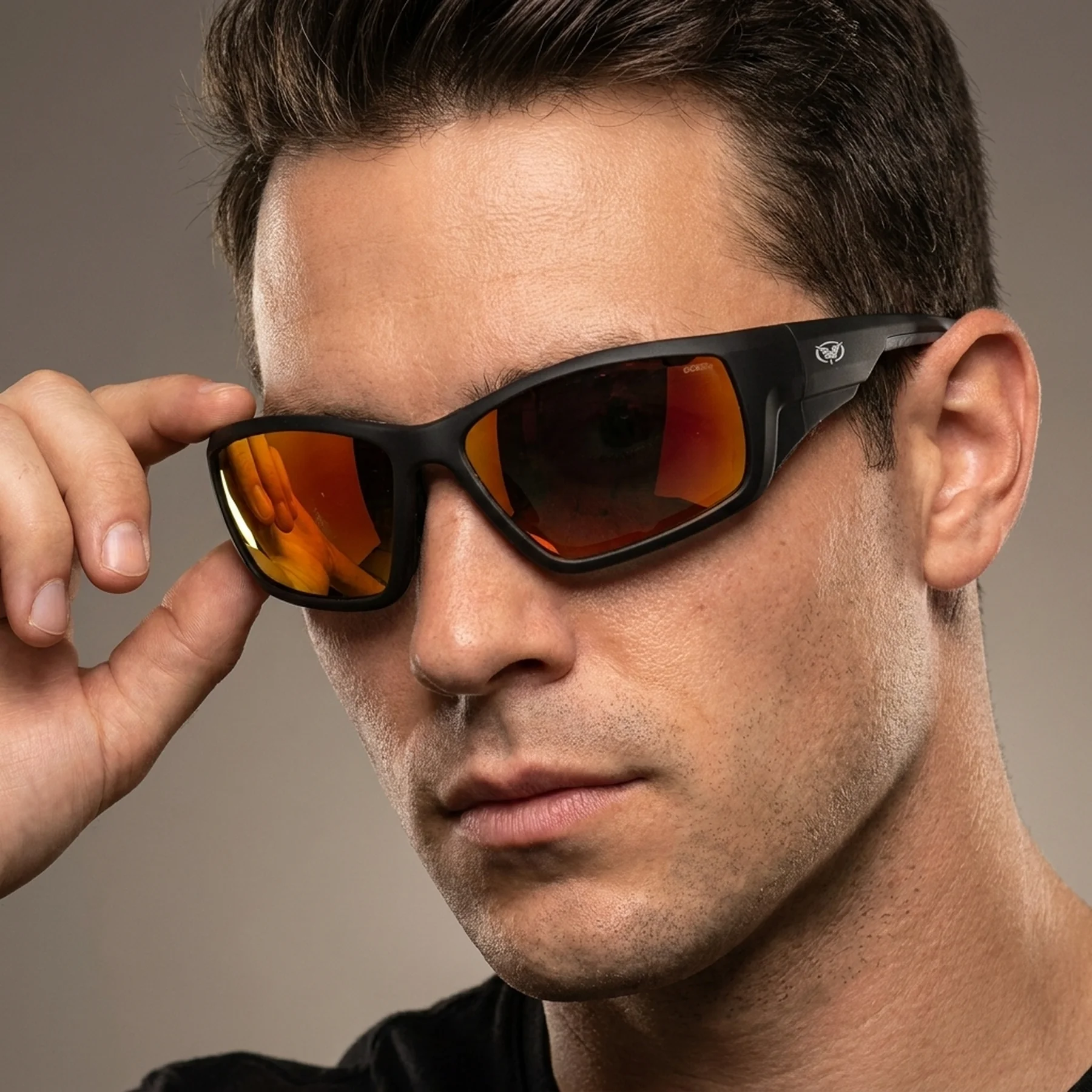 Очки защитные с уплотнителем Global Vision Kinetic (G-Tech™ red), зеркальные красные