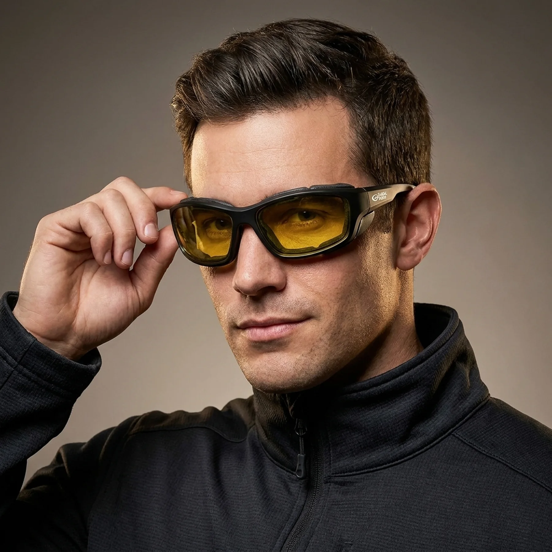 Очки защитные с уплотнителем Global Vision Outfitter (yellow) Anti-Fog, желтые