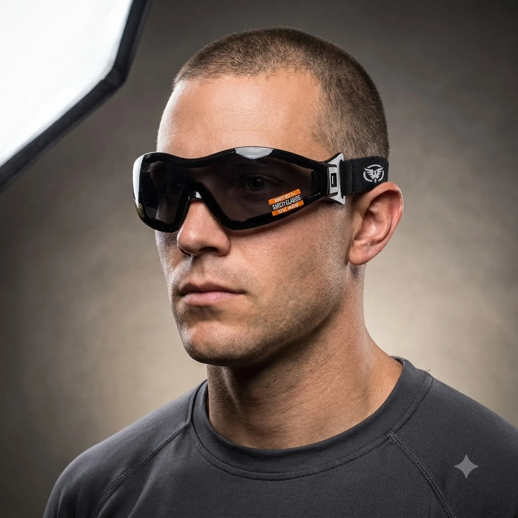 Очки защитные с уплотнителем Global Vision Z-33 (gray) Anti-Fog, серые