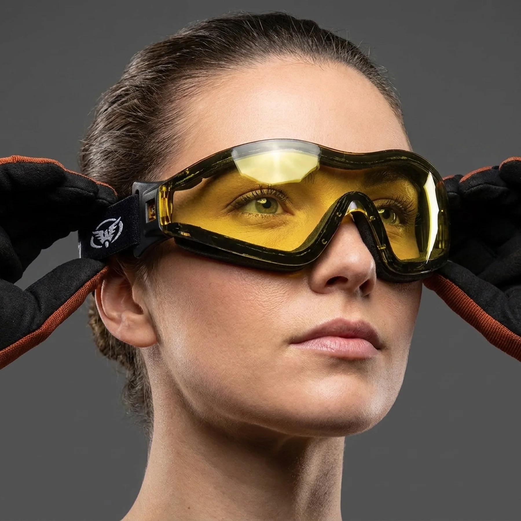 Очки защитные с уплотнителем Global Vision Z-33 (yellow) Anti-Fog, желтые