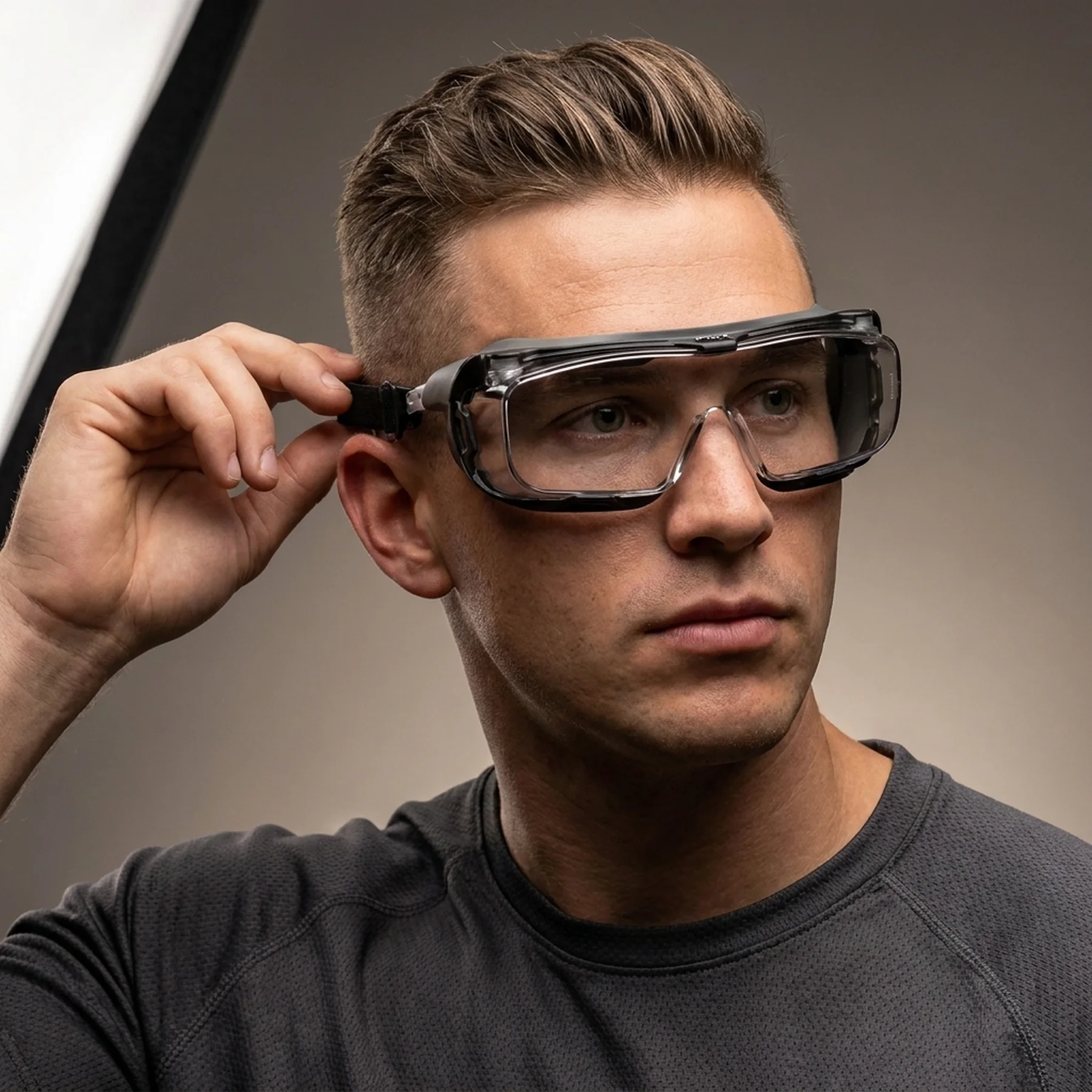Очки защитные с уплотнителем Pyramex Cappture-Plus (clear) Super Anti-Fog H2MAX, прозрачные