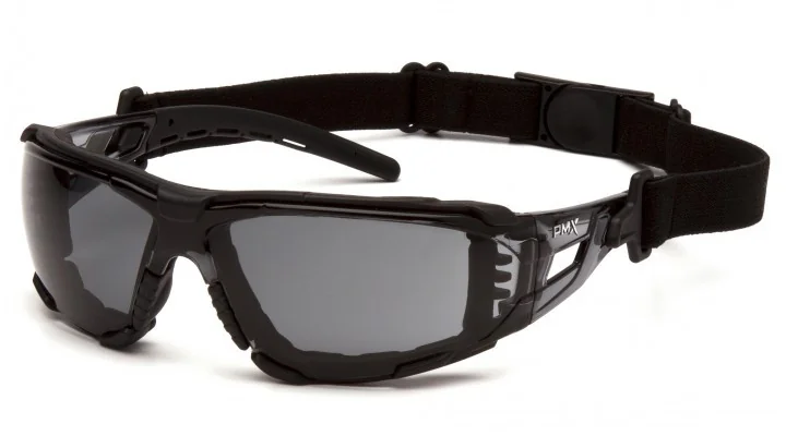 Очки защитные с уплотнителем Pyramex Fyxate (gray) Super Anti-Fog H2MAX, серые