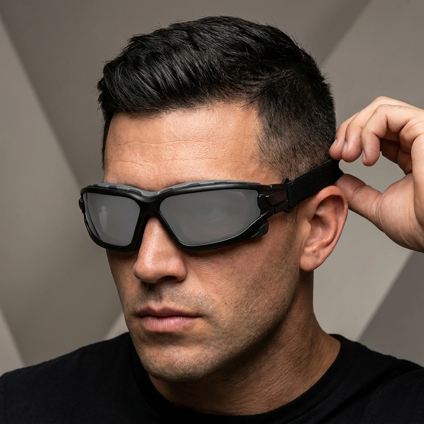 Очки защитные с уплотнителем Pyramex i-Force Slim (Anti-Fog) (gray) серые