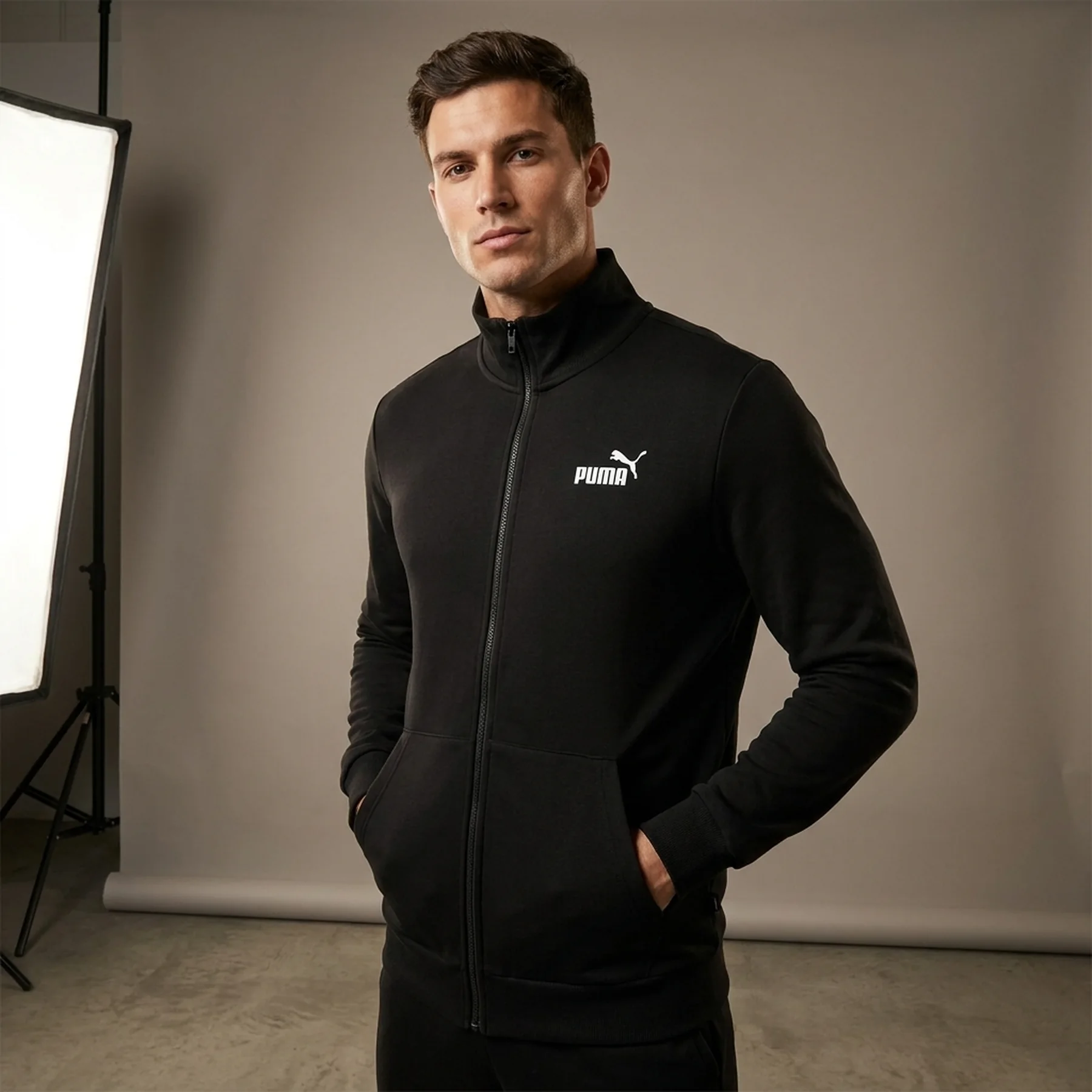 Олімпійка ESS No. 1 Logo Track Jacket 68258201 Puma 3XL Чорний