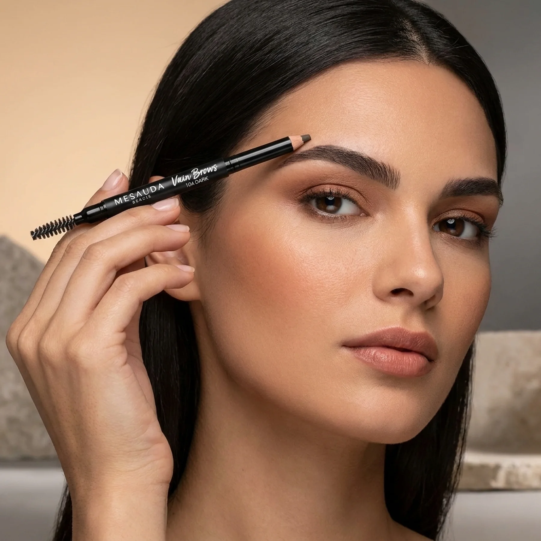 Карандаш для бровей MESAUDA Eyebrow pencil Vain Brows 1.19 г 104 DARK