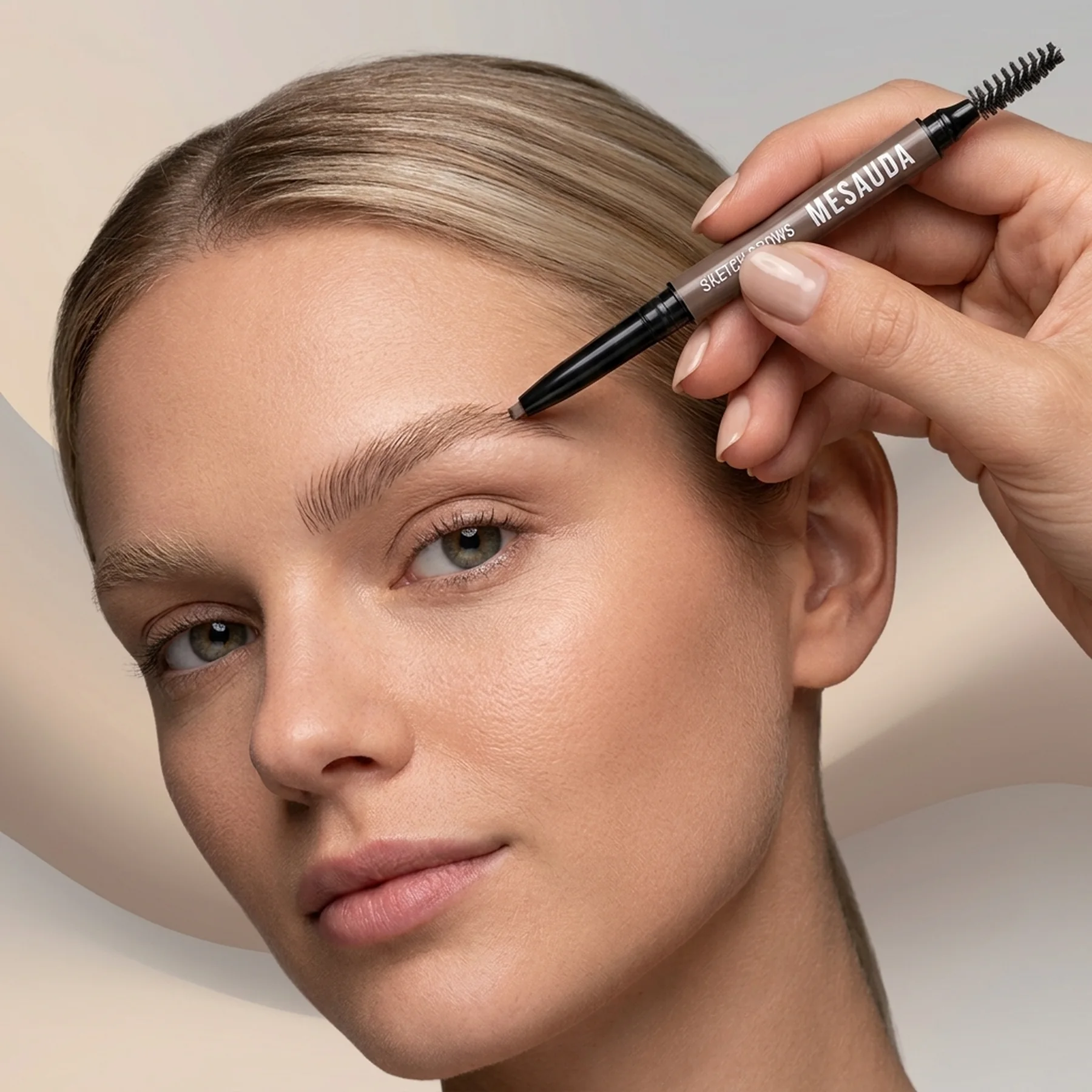 Карандаш для бровей MESAUDA SKETCH BROWS 0.9 г 101 BLONDE