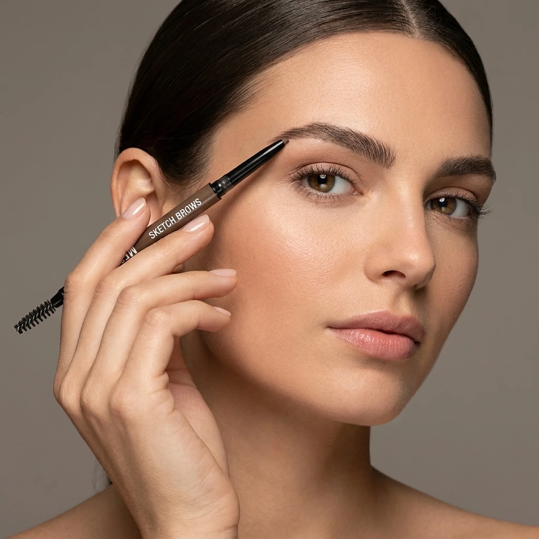 Карандаш для бровей MESAUDA SKETCH BROWS 0.9 г 102 BRUNETTE