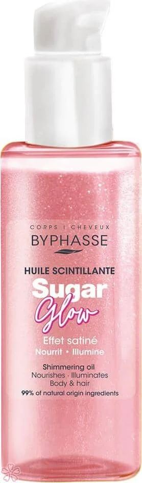 Масло Byphasse Glow Sunshine Huile Scintillante Corps & Cheveux 100 мл