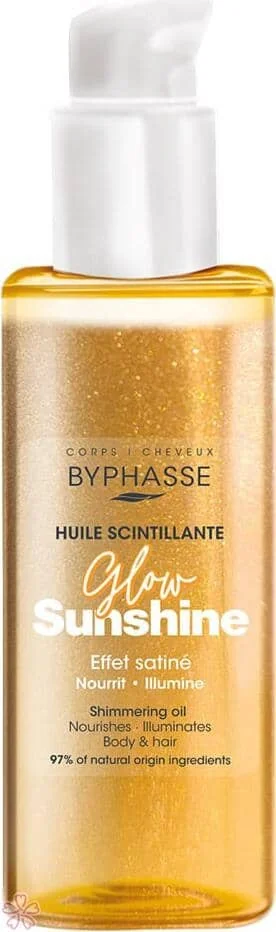 Масло Byphasse Glow Sunshine Huile Scintillante Corps & Cheveux 100 мл