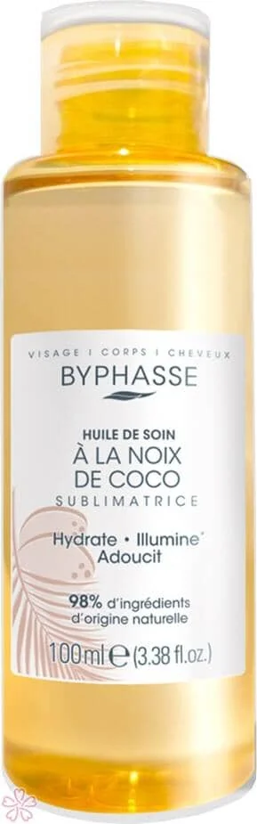 Масло для ухода за кожей и волосами Byphasse Sublimatrice Oil 100 мл Кокос