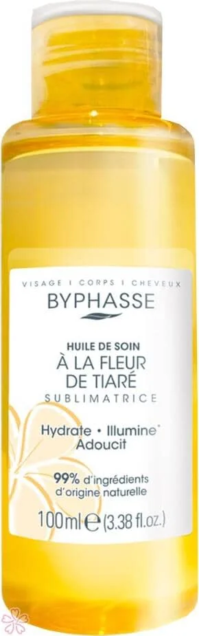 Масло для ухода за кожей и волосами Byphasse Sublimatrice Oil 100 мл Квітка Тіаре