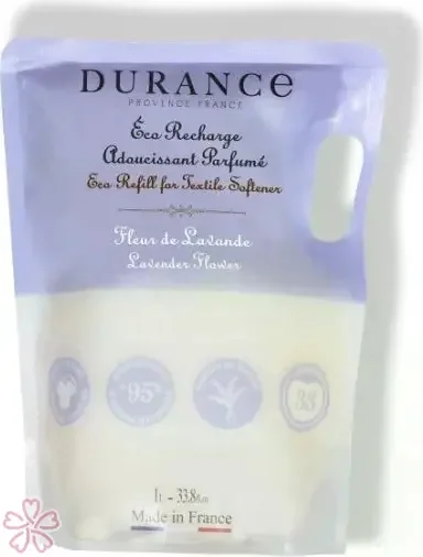 Ополаскиватель для ткани Durance Adoucissant Textile Softener 1000 мл Лаванда Запасний блок