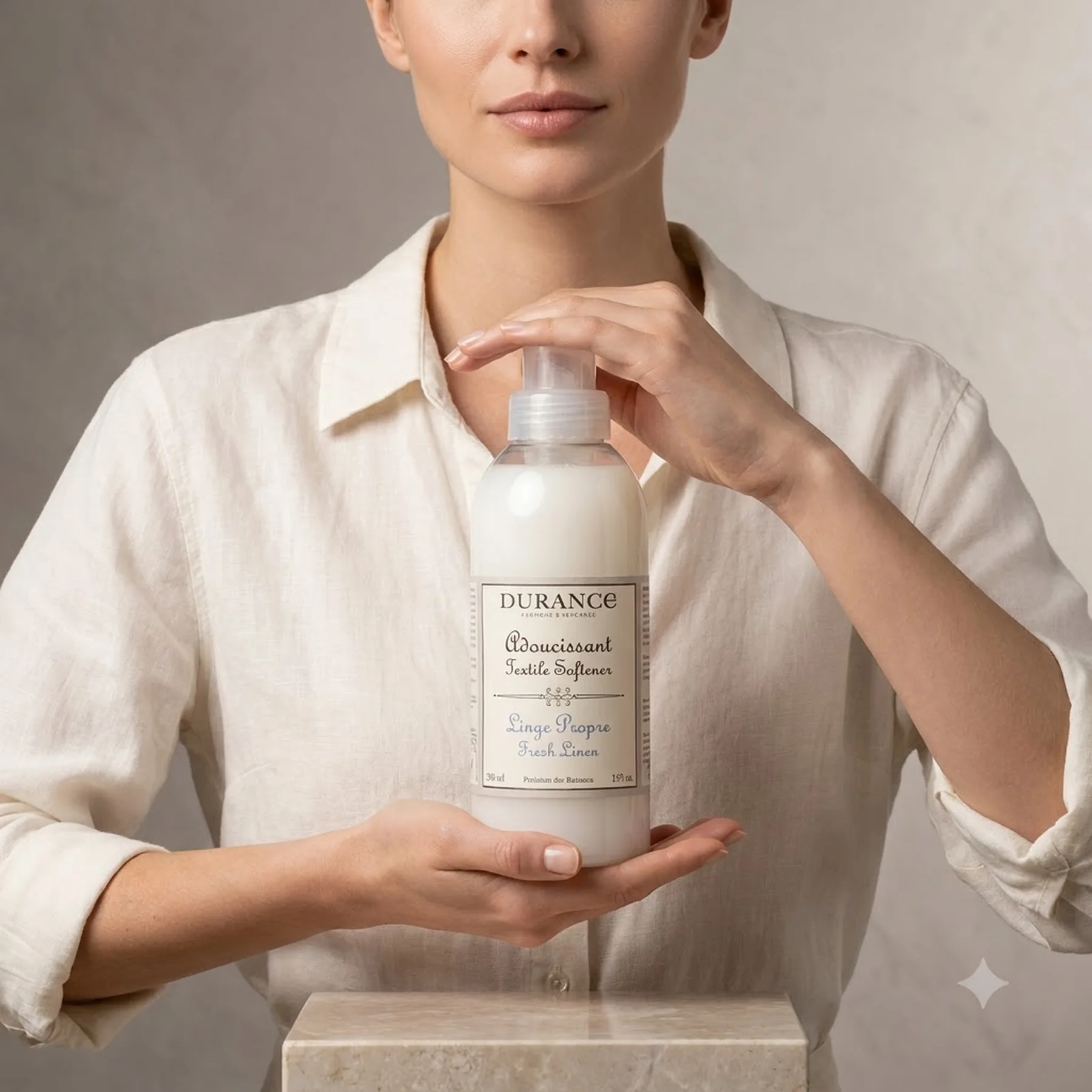 Ополаскиватель для ткани Durance Adoucissant Textile Softener 1000 мл Чиста білизна