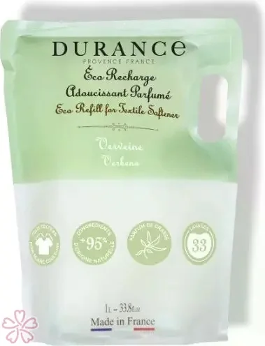 Ополаскиватель для ткани Durance Adoucissant Textile Softener 1000 мл Вербена Запасний блок