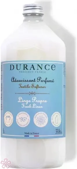 Ополаскиватель для ткани Durance Adoucissant Textile Softener 1000 мл Чиста білизна