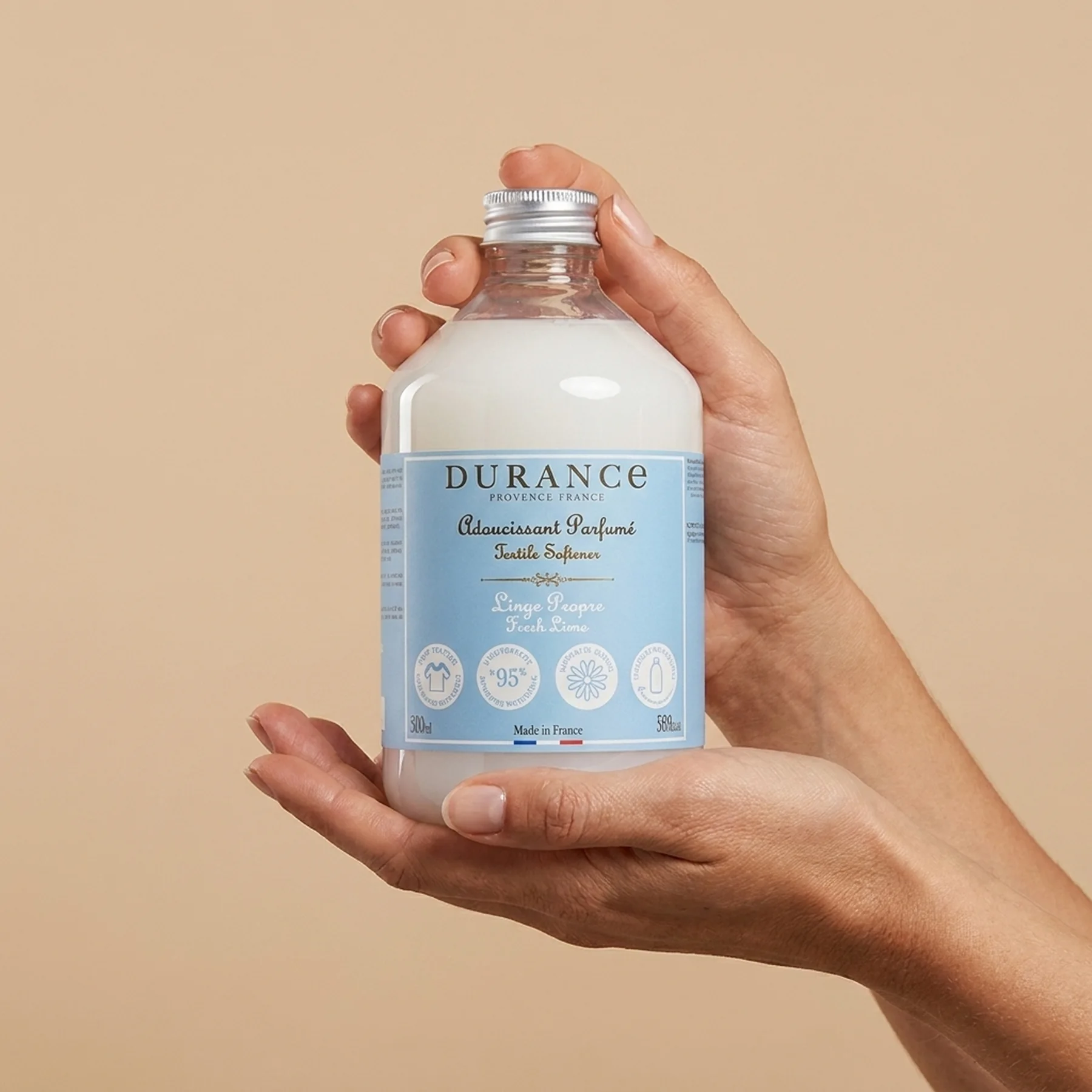 Ополаскиватель для ткани Durance Adoucissant Textile Softener 500 мл Чиста білизна
