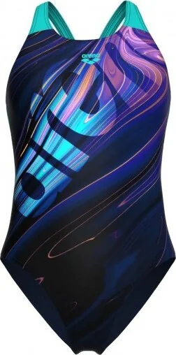 Купальник закритий для жінок Arena FLOW SWIMSUIT V BACK LB