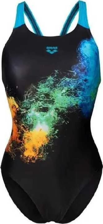Купальник закритий для жінок Arena VIBRANT SWIMSUIT SWIM PRO BACK