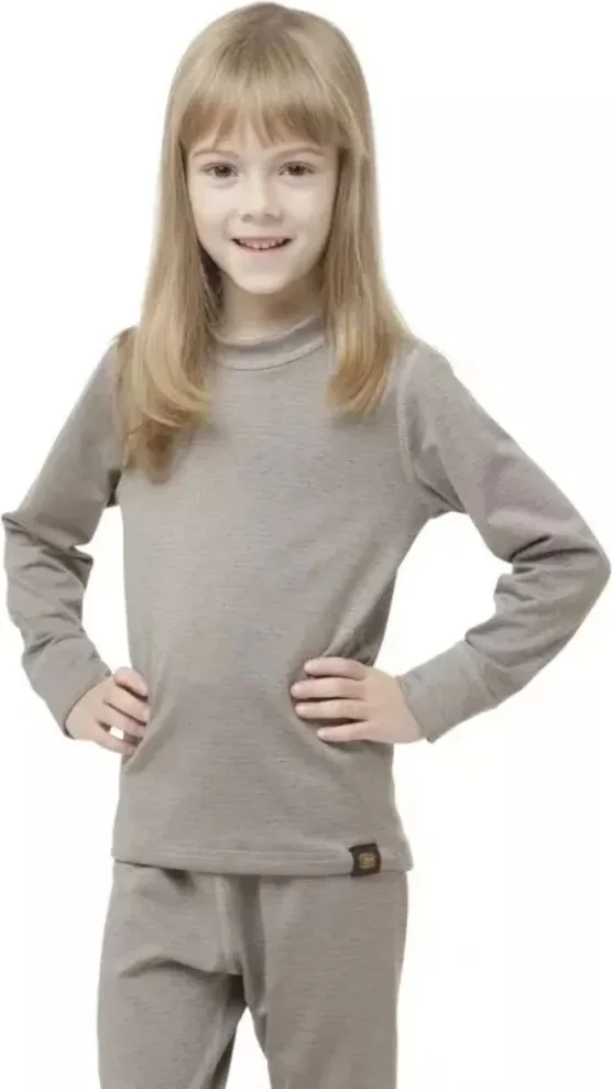Термофутболка д Turbat Yeti Top Kids steeple gray - 116 - сірий