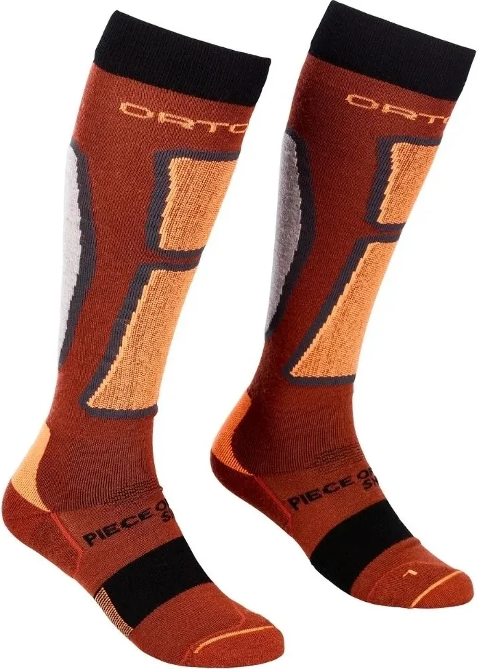 Шкарпетки ч Ortovox SKI ROCK'N'WOOL LONG SOCKS M clay orange - 45-47 - оранжевий