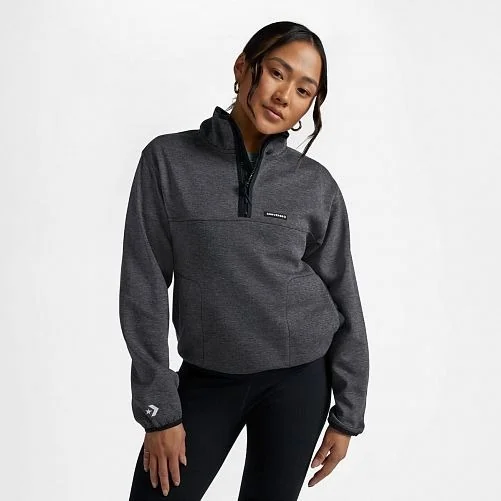 Світшот жіночий Converse Popover 1/2 Zip Top 10025193-001, M