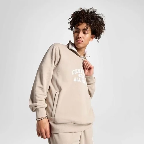 Толстовка чоловіча Converse CLASSIC SPORT QUARTER ZIP PAPYRUS 10026710-251, 2XL
