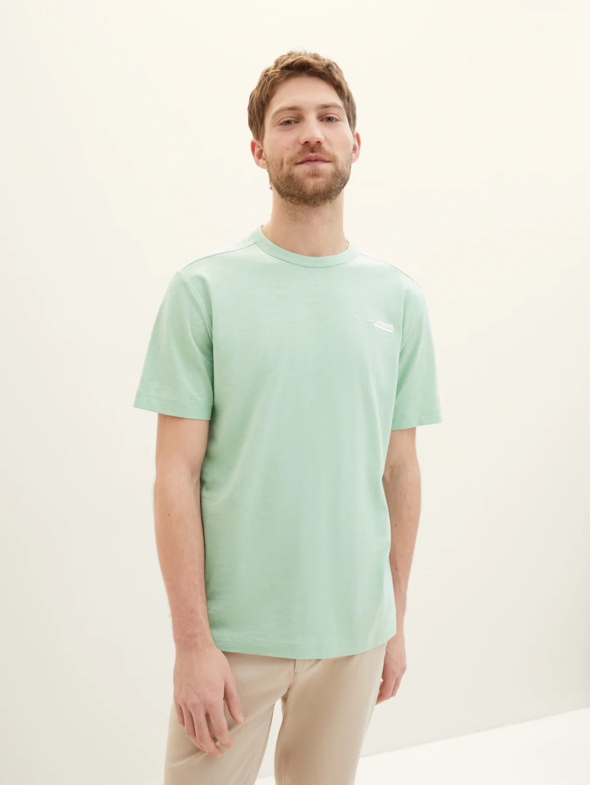 Футболка Men's Short Sleeve Shirt 1040821-23383 Tom Tailor XXL Бірюзовий