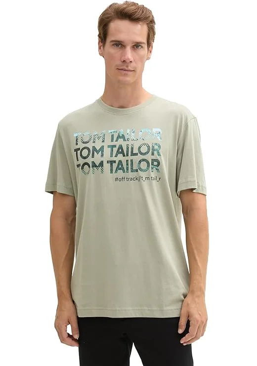 Футболка Men's T-Shirt 1044032-15615 Tom Tailor XXL Фісташковий