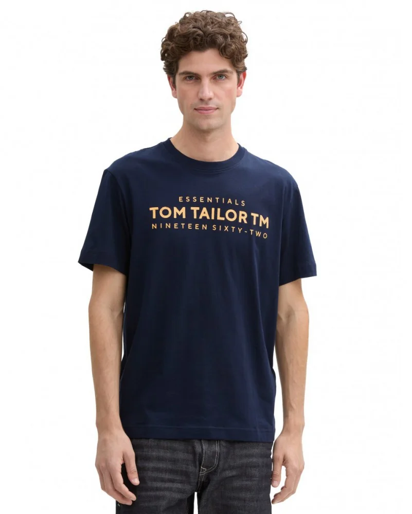 Футболка MEN'S T-SHIRT 1045631-10668 Tom Tailor XXL Темно-синій