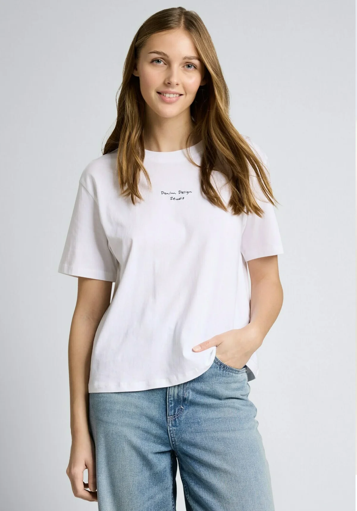 Футболка women's T-shirt 1050481-20000 Tom Tailor L Білий