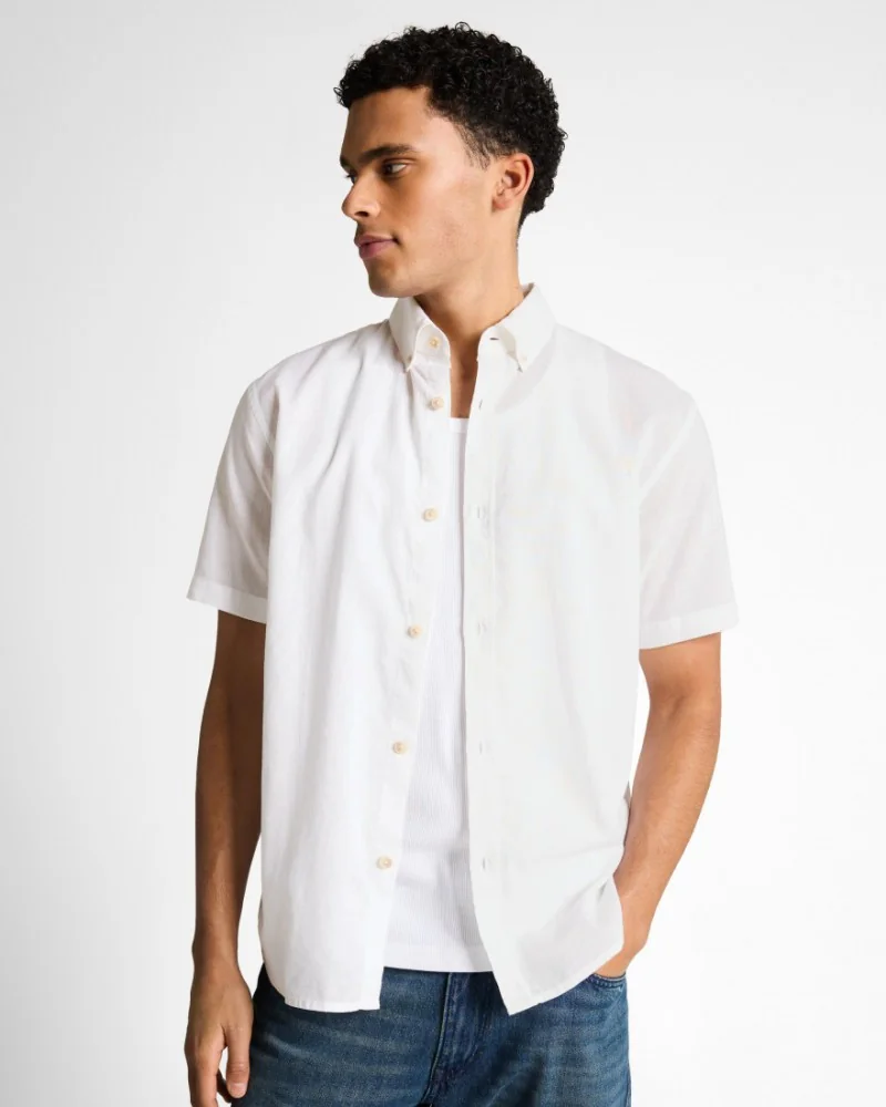 Сорочка DENIM men's shirt 1051891-20000 Tom Tailor XXL Білий