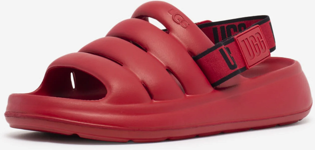 Яскраві чоловічі сандалі UGG на гумці 1159772104 (Червоний, 45)