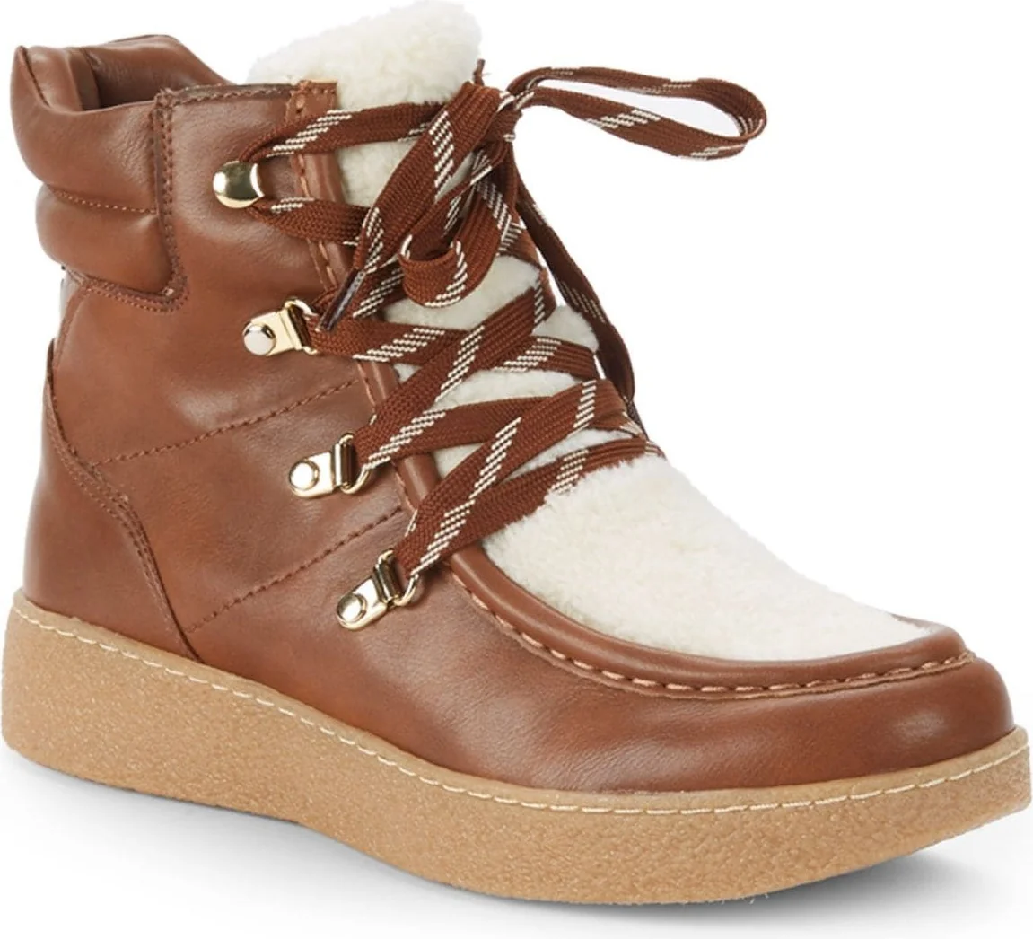 Жіночі черевики Tommy Hilfiger з хутром 1159778401 (Коричневий, 38)