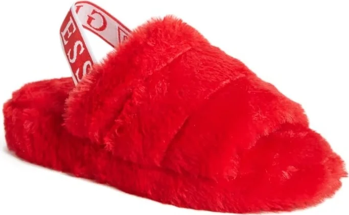 М'які жіночі сандалі Guess слайдери з еластичним ремінцем 1159783577 (Червоний, 41)