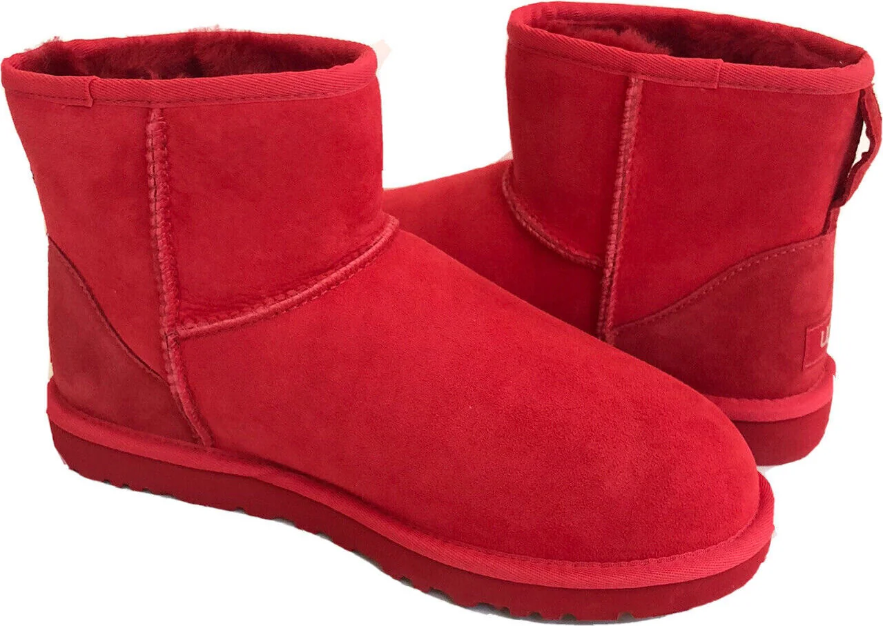 Чоловічі замшеві черевики UGG з хутром 1159784377 (Червоний, 51)