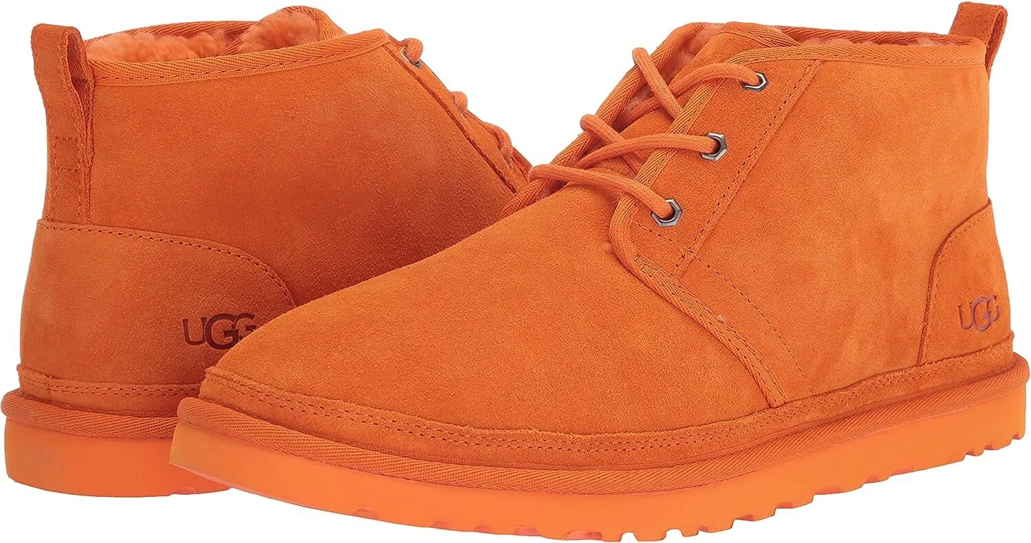 Чоловічі замшеві черевики UGG на хутрі 1159787530 (Помаранчевий, 52)
