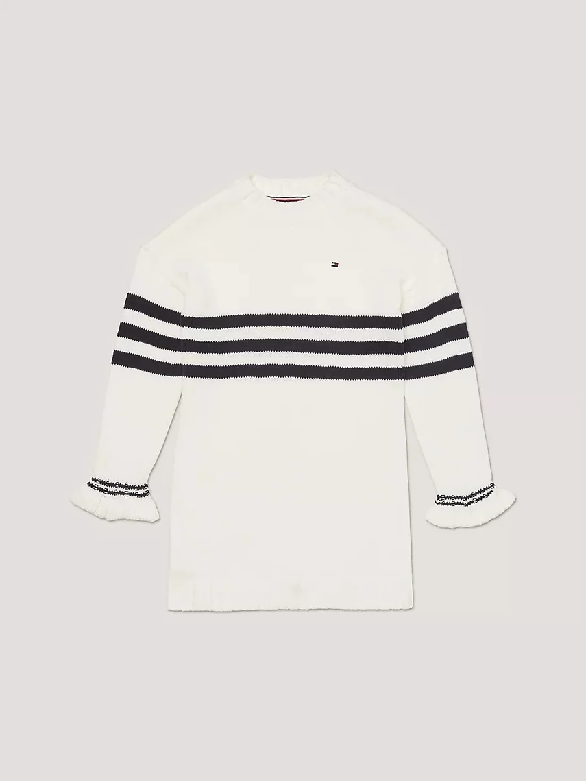 Дитяча сукня-світр Tommy Hilfiger в смужку 1159803691 (Білий, XL) на зріст 157 см