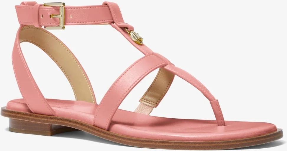 Жіночі сандалі Michael Kors із золотистою фурнітурою 1159804162 (Рожевий, 36,5)