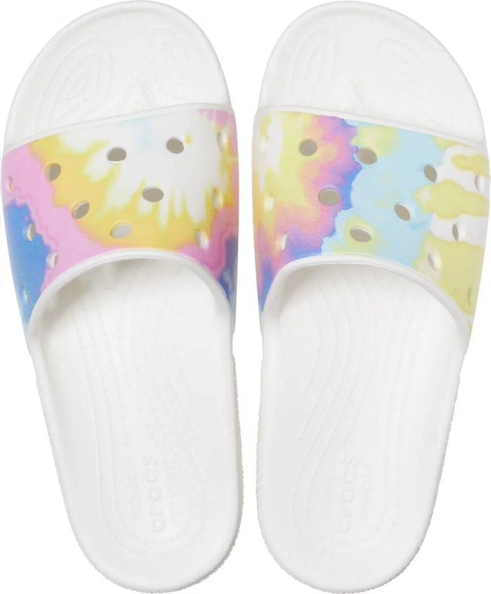 Чоловічі шльопанці Crocs Tie-Dye Graphic Slide 1159806664 (Білий, 48-49)