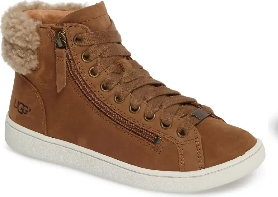 Жіночі шкіряні черевики UGG 1159809682 (Коричневий, 37)