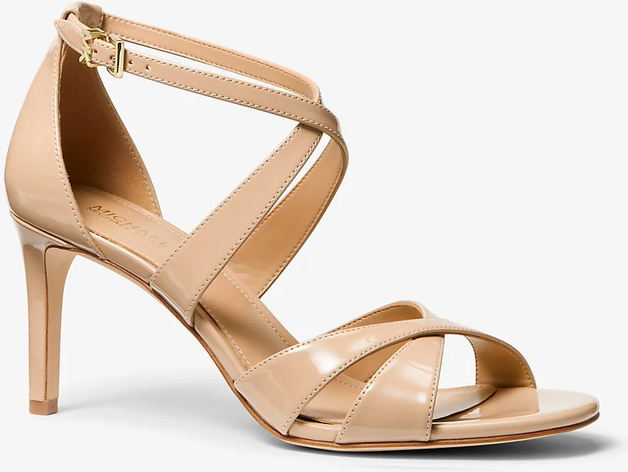 Жіночі босоніжки Michael Kors на підборах 1159810451 (Бежевий, 40)