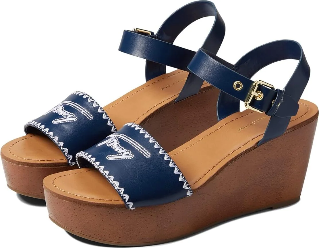 Жіночі босоніжки Tommy Hilfiger на платформі 1159812549 (Синій, 39)